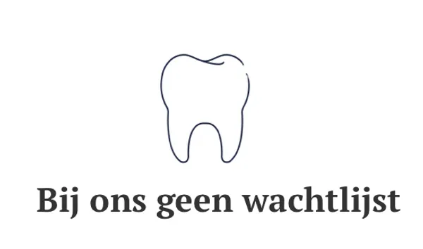 Gezonde tand na composiet vulling behandeling