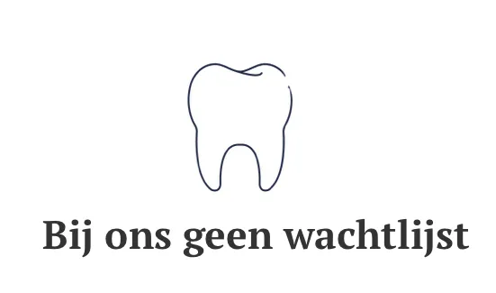 Gezonde tand na composiet vulling behandeling